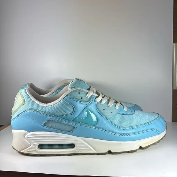Nike Air Max 90 Ocean Bliss Blue Chill Men’s Size 13 Sneakers - Picture 2 of 12